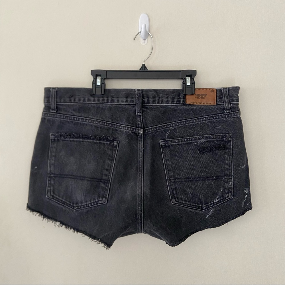 Tommy Hilfiger Black Denim Women Shorts